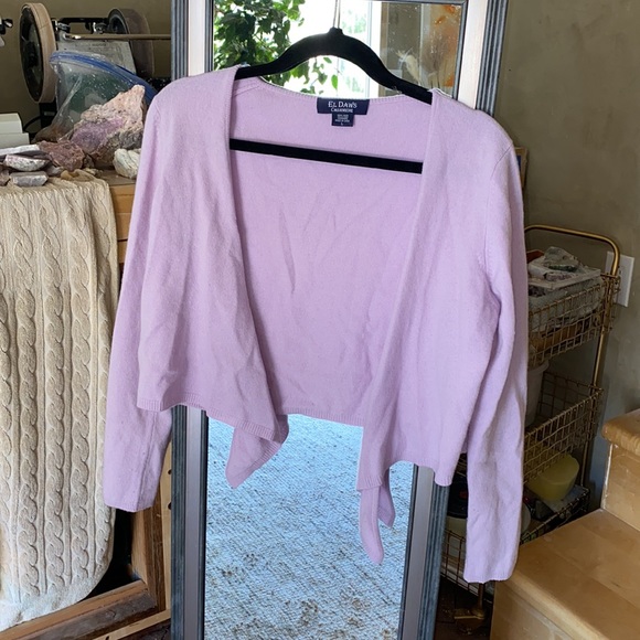 2 piece 100% cashmere top and cardigan set. - Picture 5 of 5